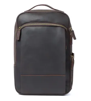 Leather Laptop Rucksack | Loch Ness