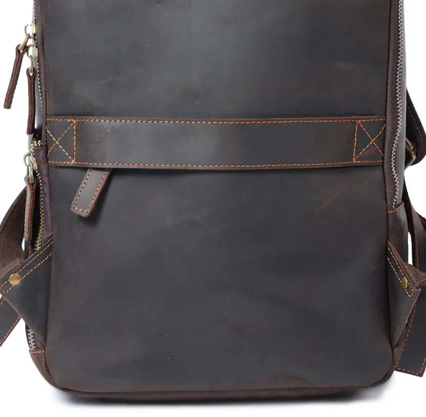 Leather Laptop Rucksack | Loch Ness