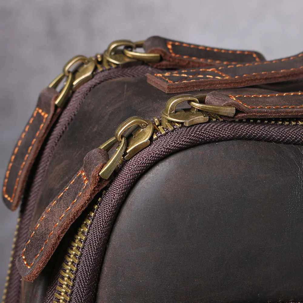 Leather Laptop Rucksack | Loch Ness