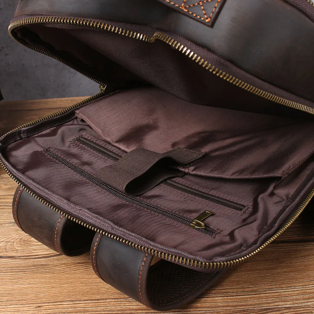 Leather Laptop Rucksack | Loch Ness