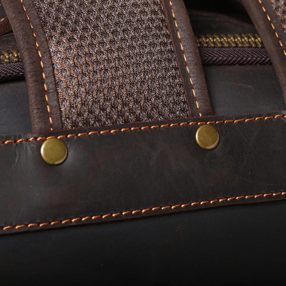 Leather Laptop Rucksack | Loch Ness