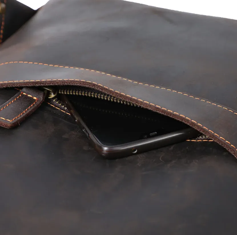 Leather Laptop Rucksack | Loch Ness