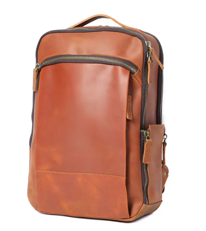Leather Laptop Rucksack | Loch Ness