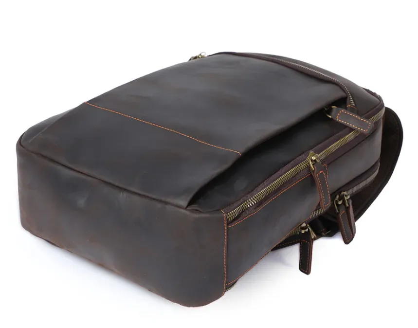 Leather Laptop Rucksack | Loch Ness
