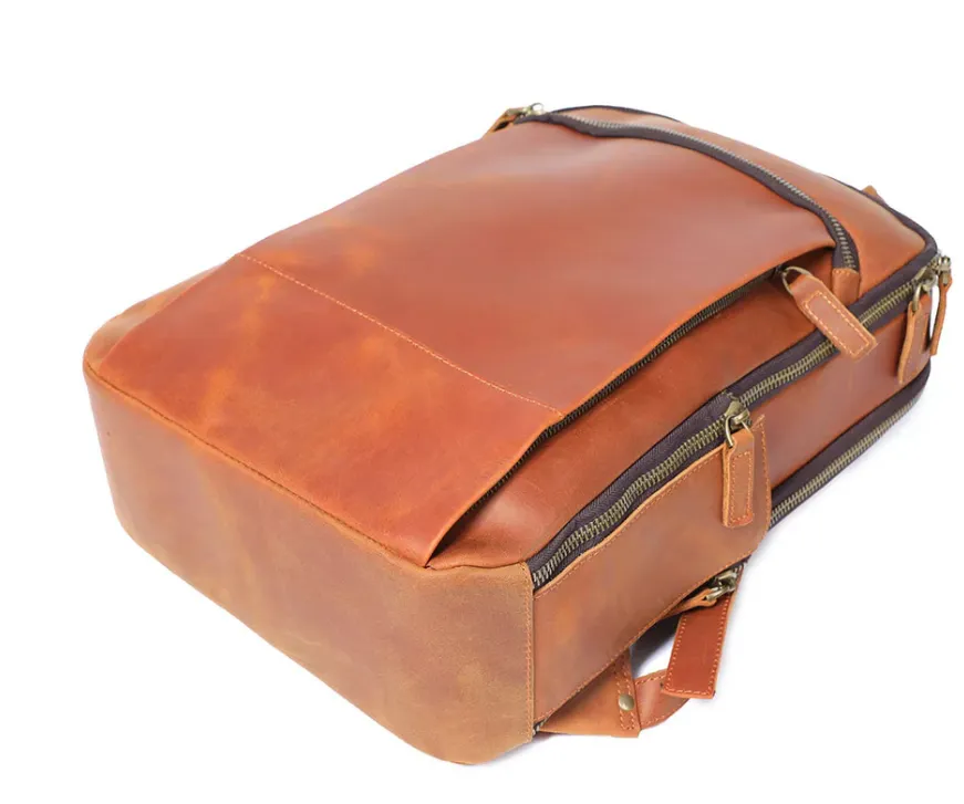 Leather Laptop Rucksack | Loch Ness