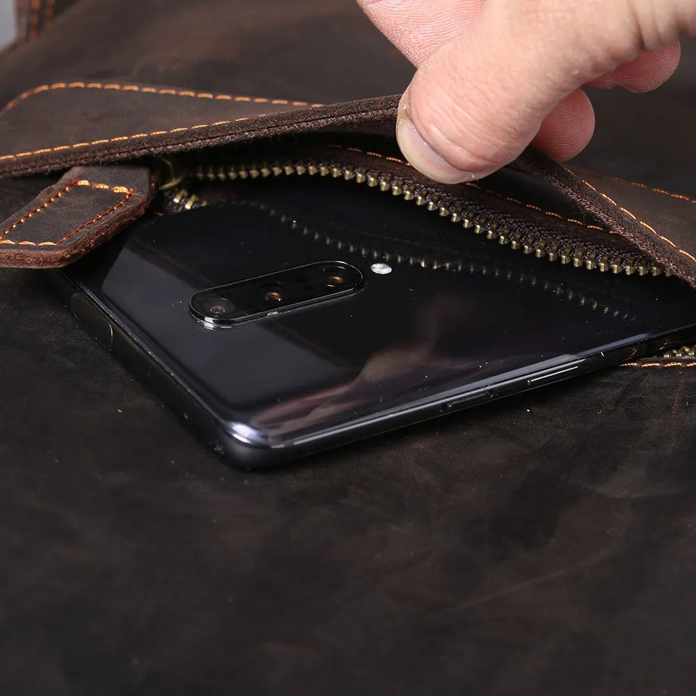 Leather Laptop Rucksack | Loch Ness