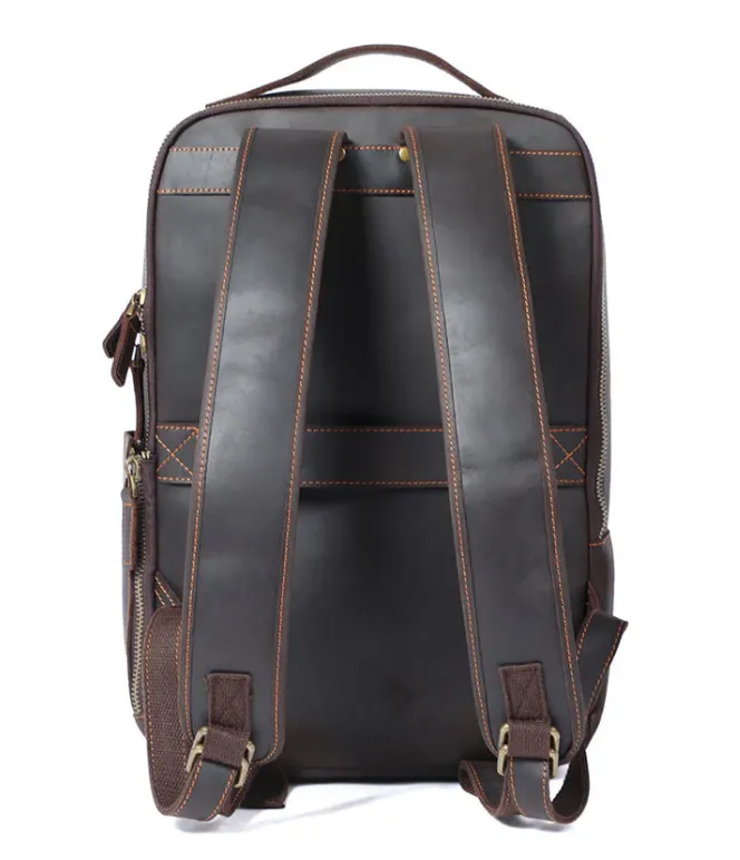 Leather Laptop Rucksack | Loch Ness
