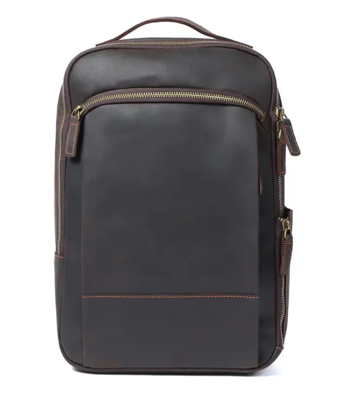 Leather Laptop Rucksack | Loch Ness