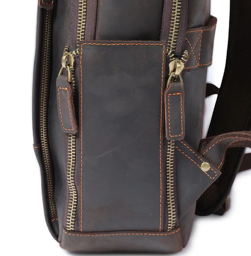 Leather Laptop Rucksack | Loch Ness