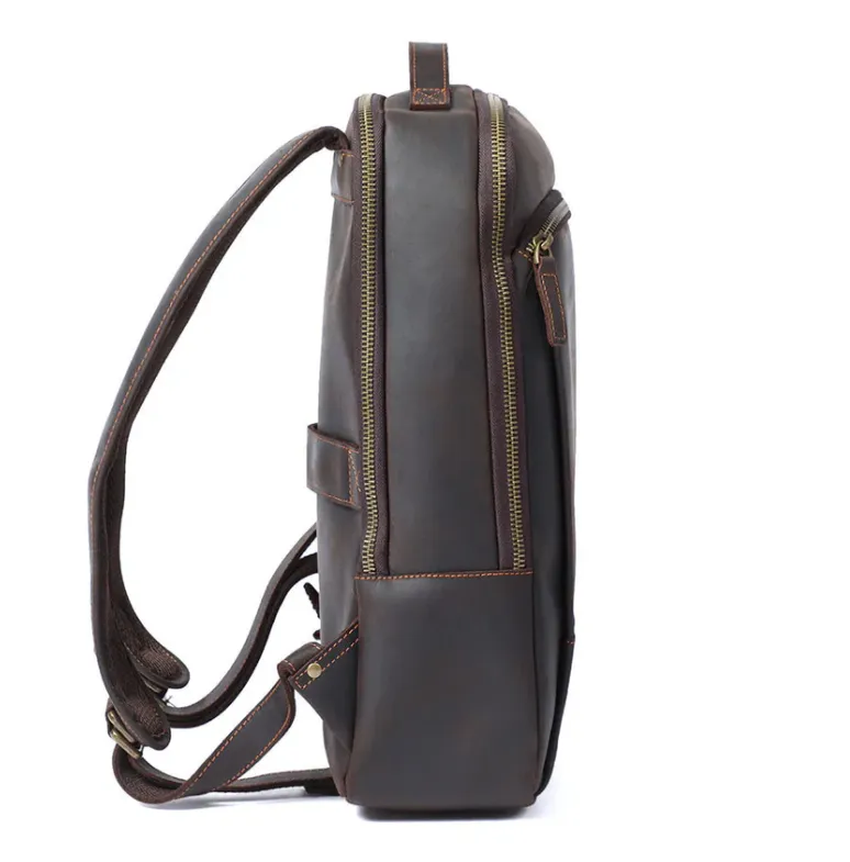 Leather Laptop Rucksack | Loch Ness