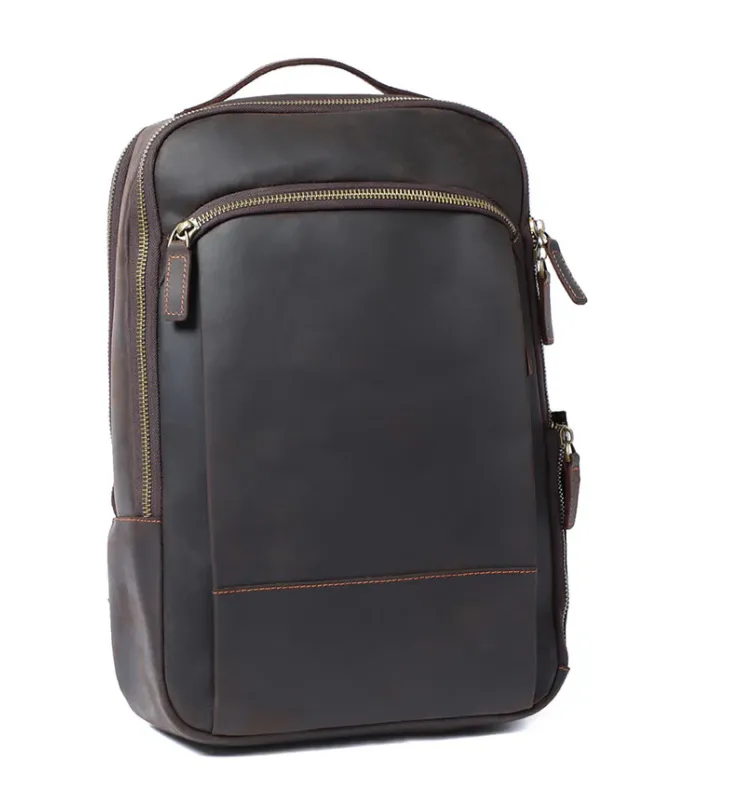 Leather Laptop Rucksack | Loch Ness