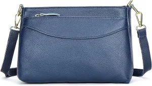 Leather Women's Crossbody Bag, Stylish Small Square Shoulder Bag with Adjustable Shoulder Strap for Everyday Use