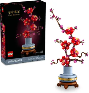 LEGO Botanicals Plum Blossom Building Set for Adults - Artificial Flower for Dinner Table Centerpiece, Living Room Home Decor, Ages 18  - Gift for Mother's Day - DIY Craft Kit - 10369
