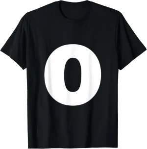 Letter O Capital Alphabet Monogram Initial T-Shirt