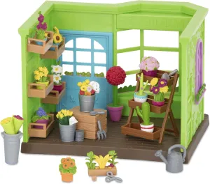 Li'l Woodzeez WZ6621Z Flower Shop, Small PLAYSET