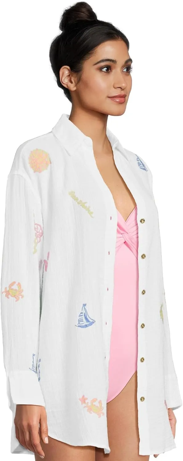 Lilly Pulitzer womens Kwitney Embroidered Long