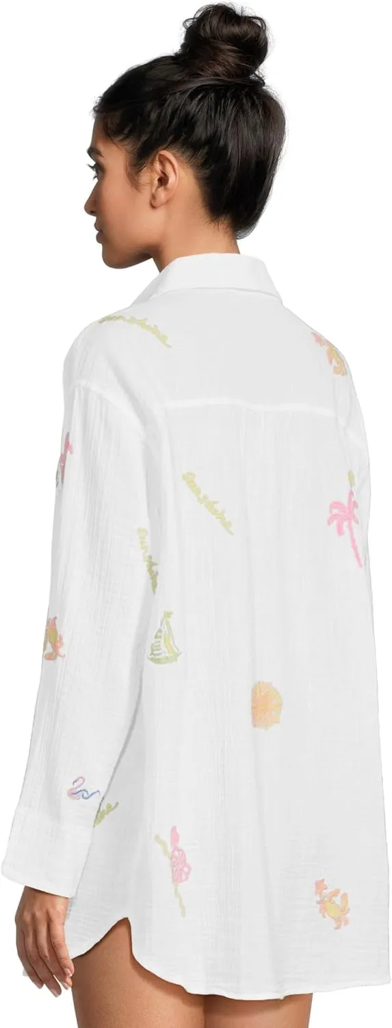 Lilly Pulitzer womens Kwitney Embroidered Long