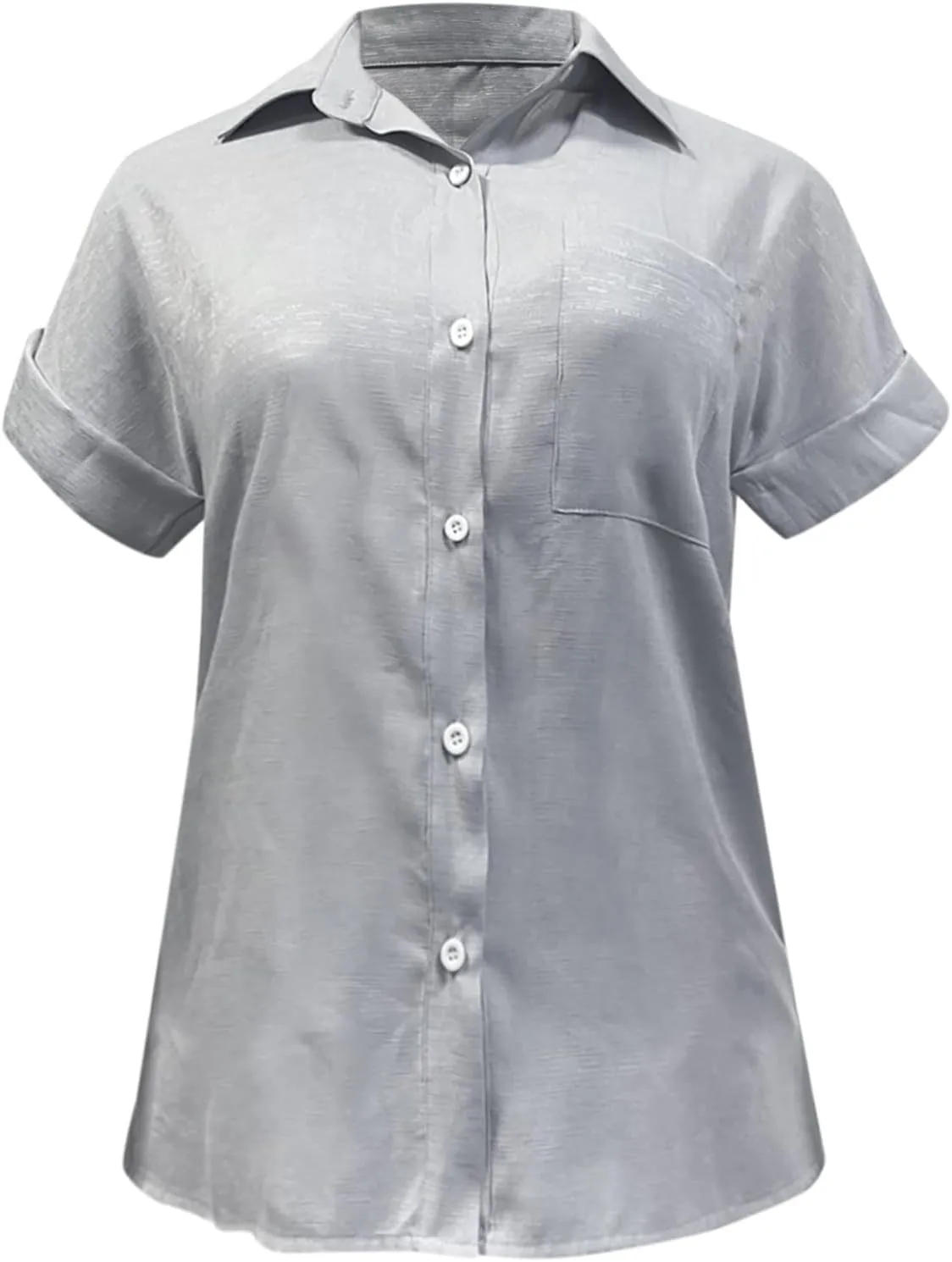 Linen Tops for Women 2025 Summer High Low Cotton Linen Shirt Button Down Embroidered Blouse Long Sleeve Tunic Tops