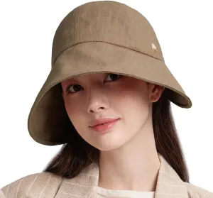 Linen Victorian Bonnet Hat Sun Cap, Foldable Summer Visor | New Katy