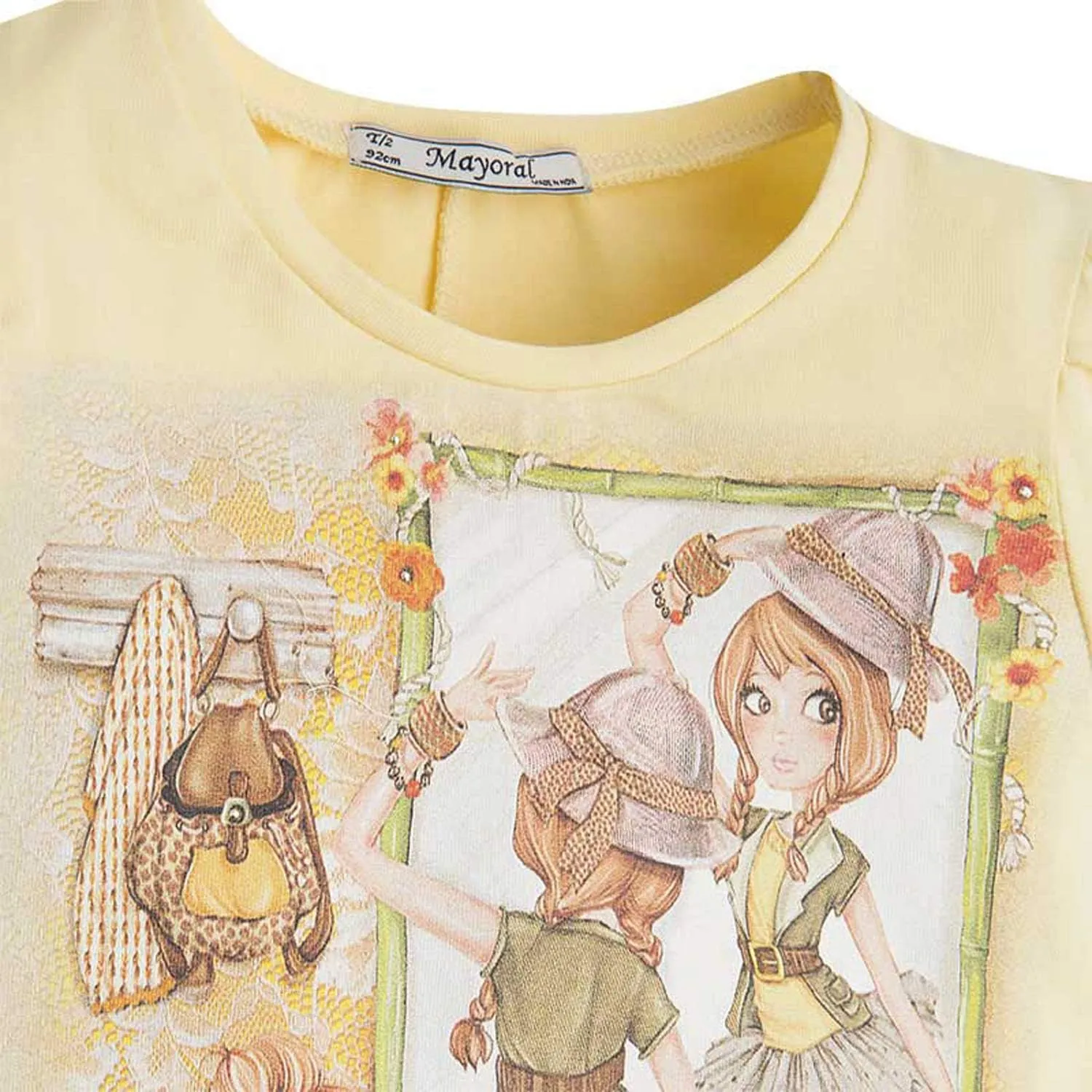 Little Girls 2T-9 Novelty Graphic Print Fashion Tee/Top