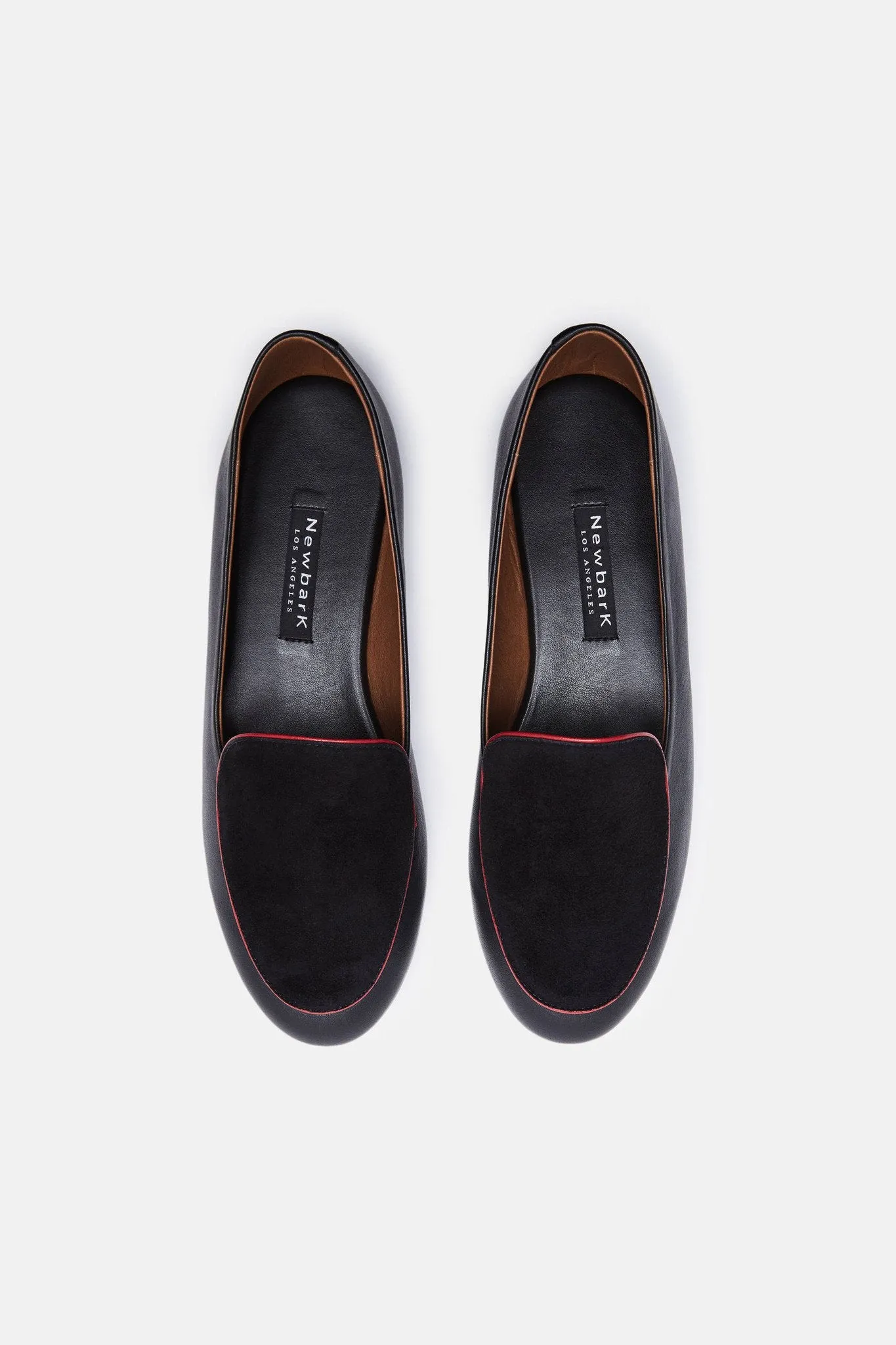 Liza Loafer - Black Calf Suede