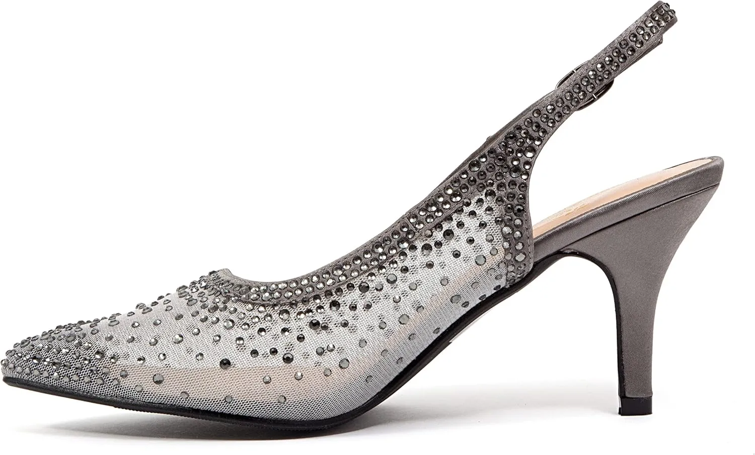 Lola Embellished Pointed Toe Slingback Pump