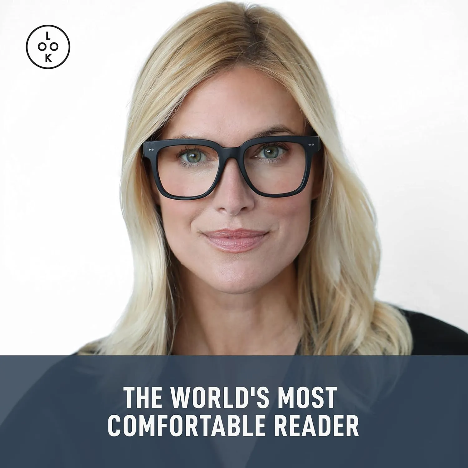 LOOK OPTIC Laurel Reader-Lightweight Full Magnification Reading Glasses with Scratch-Resistant Anti-Reflective Lenses