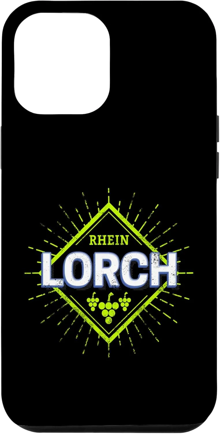 Lorch Rhine Retro Grapes Vintage Vines Germany Souvenir Case for iPhone 12 Pro Max