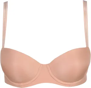 Louie 0122099-PWD Women's Powder Rose Padded Wired Balcony Bra 30C