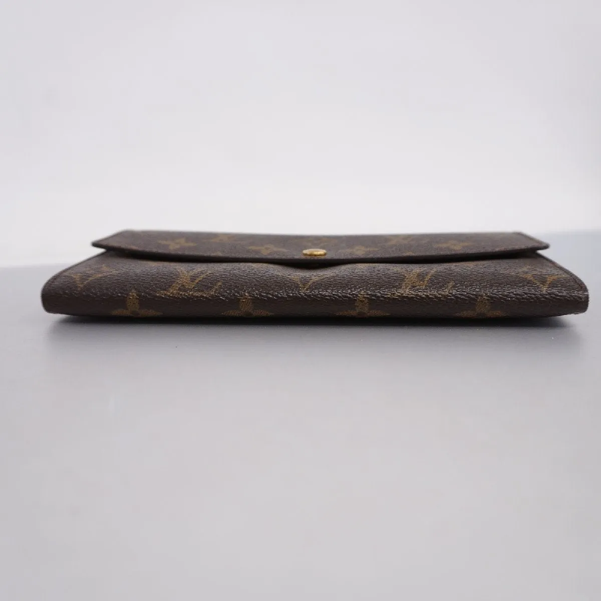 Louis Vuitton Long Wallet Monogram Portomone Credit M61725