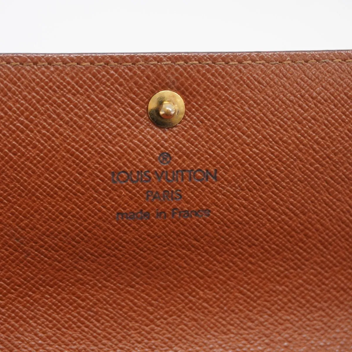 Louis Vuitton Long Wallet Monogram Portomone Credit M61725