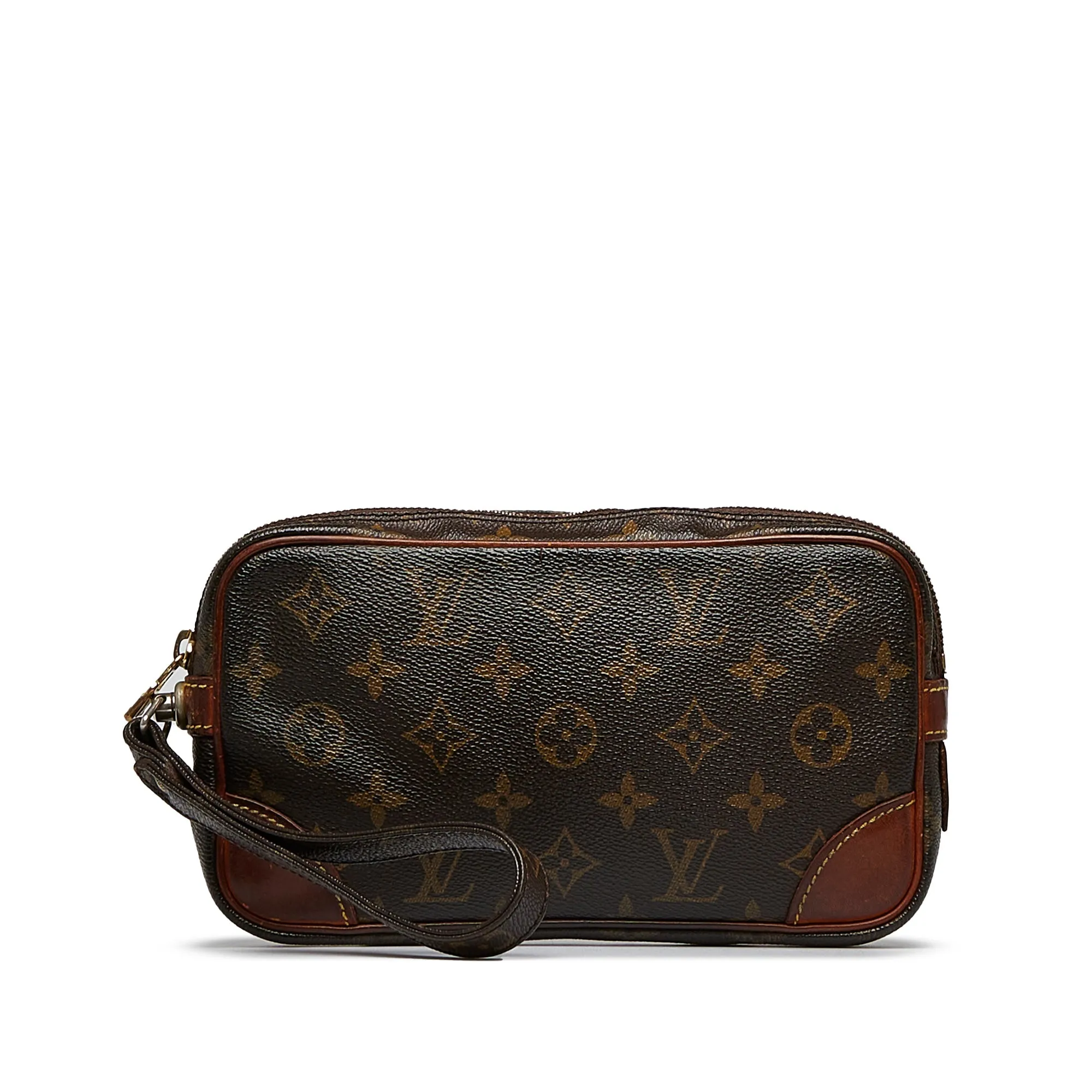Louis Vuitton Marly Dragonne Clutch PM Monogram Canvas