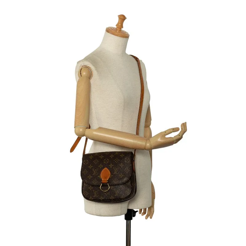 Louis Vuitton Monogram Saint-Cloud MM Shoulder Bag M51243 Brown