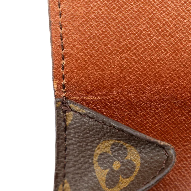 Louis Vuitton Monogram Saint-Cloud MM Shoulder Bag M51243 Brown