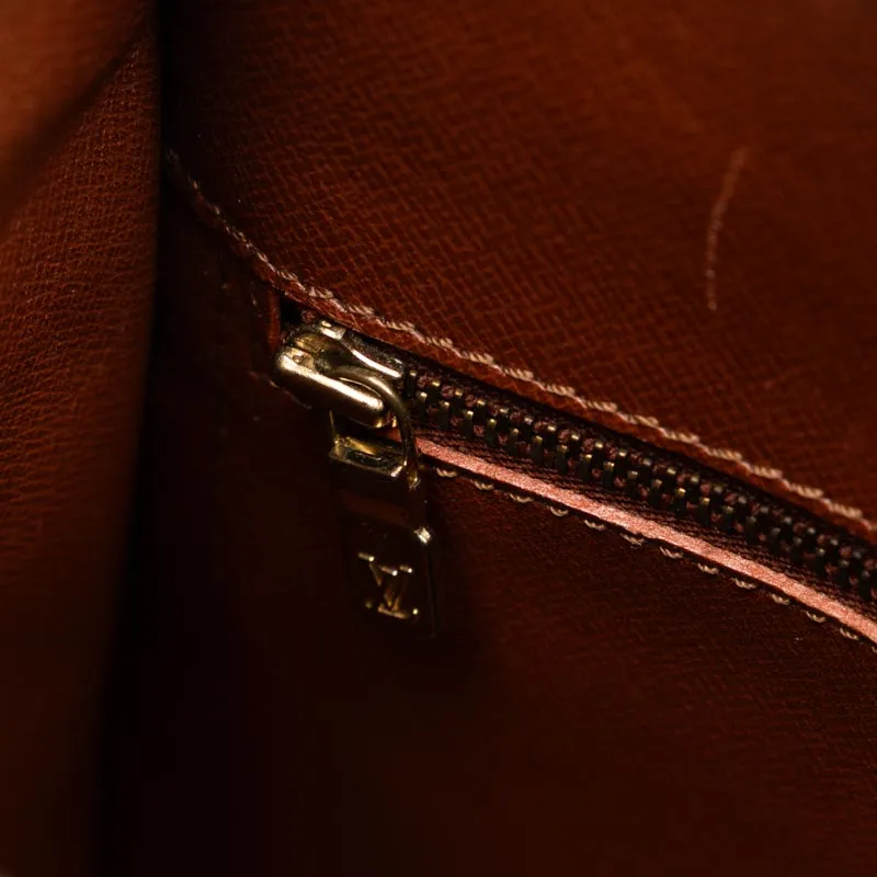 Louis Vuitton Monogram Saint-Cloud MM Shoulder Bag M51243 Brown
