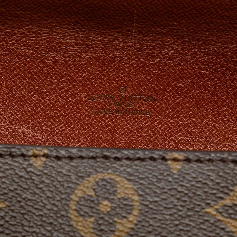 Louis Vuitton Monogram Saint-Cloud MM Shoulder Bag M51243 Brown