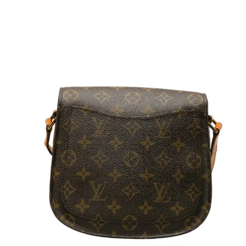 Louis Vuitton Monogram Saint-Cloud MM Shoulder Bag M51243 Brown