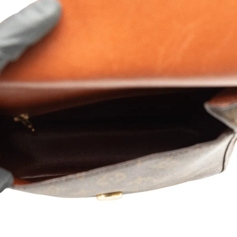 Louis Vuitton Monogram Saint-Cloud MM Shoulder Bag M51243 Brown