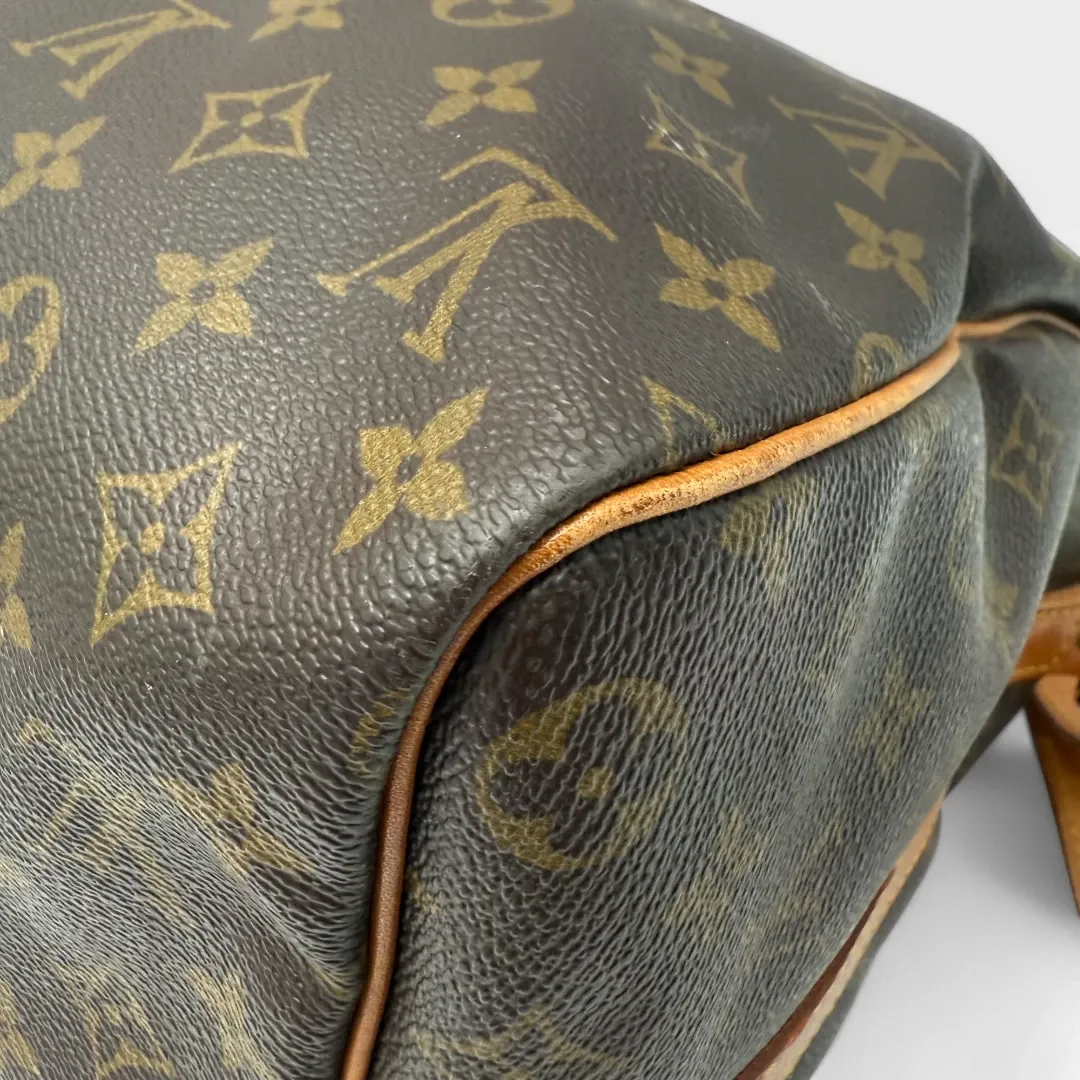 Louis Vuitton Reisetasche Keepall 45 mit Umhängegurt monogram braun
