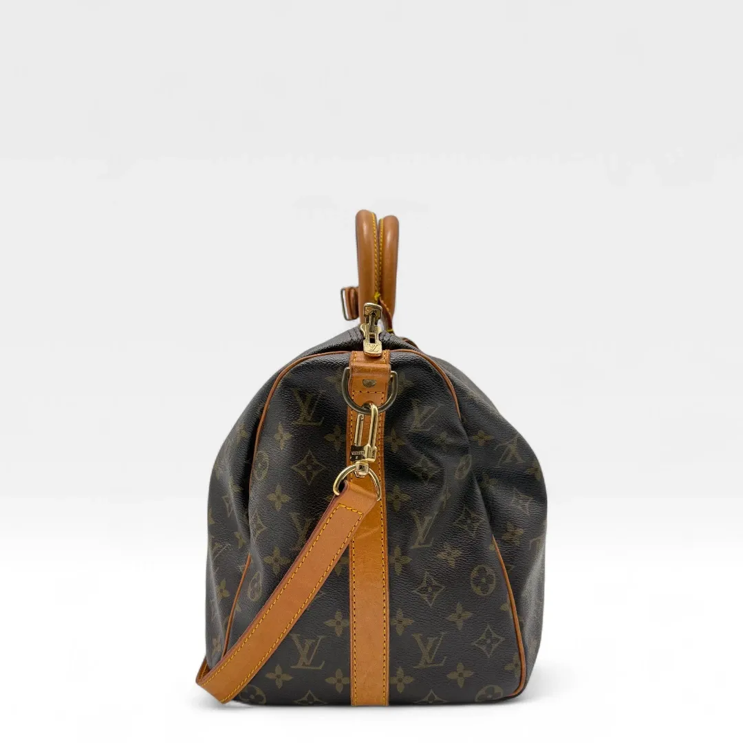 Louis Vuitton Reisetasche Keepall 45 mit Umhängegurt monogram braun