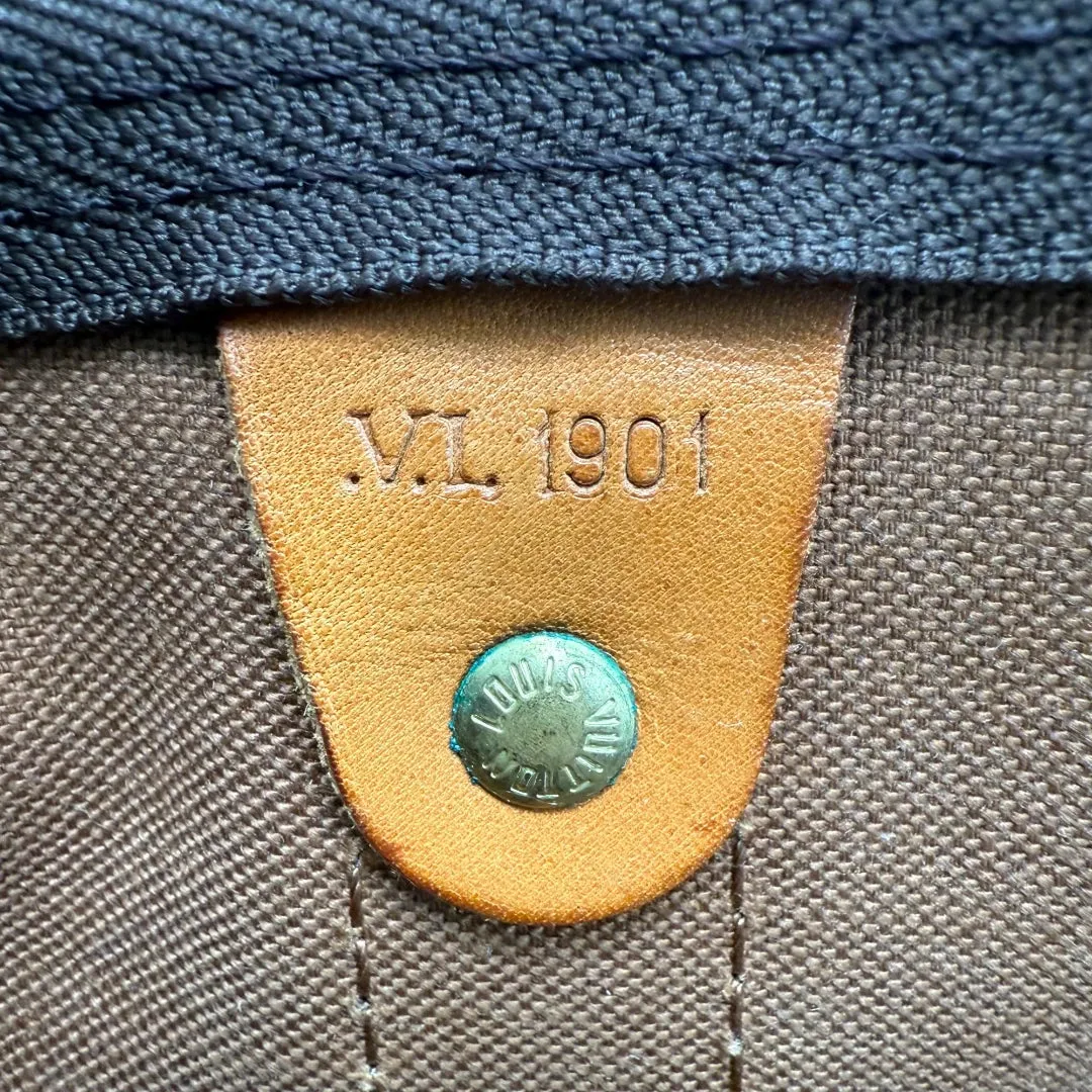 Louis Vuitton Reisetasche Keepall 45 mit Umhängegurt monogram braun