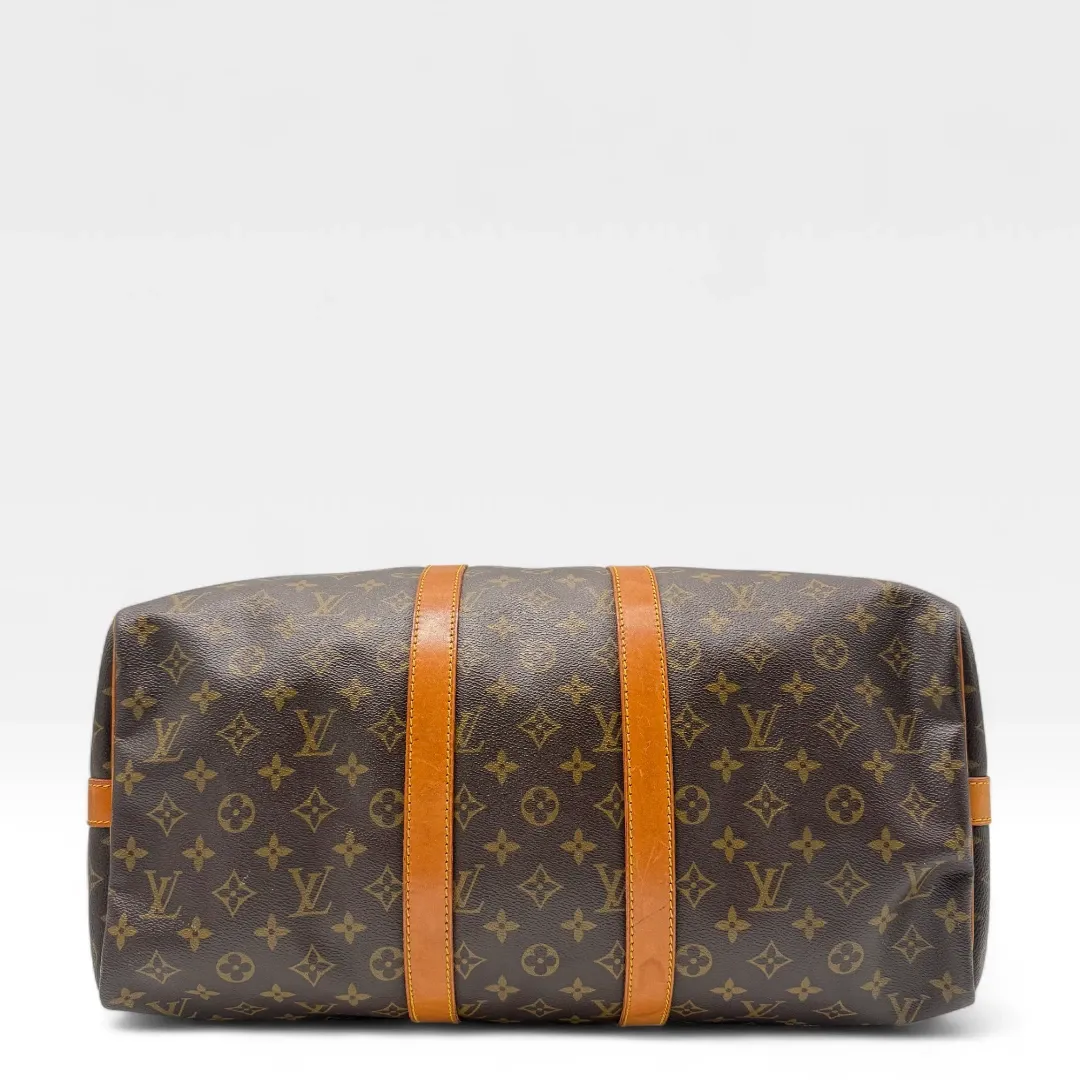 Louis Vuitton Reisetasche Keepall 45 mit Umhängegurt monogram braun