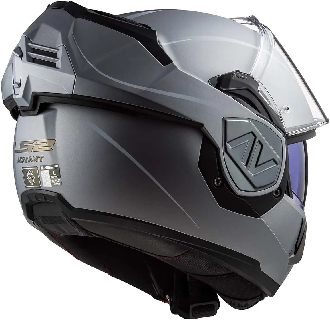 LS2 Helmets Advant Modular Helmet (Special Matte Silver - 2X-Large)