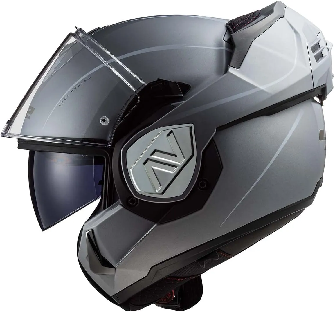 LS2 Helmets Advant Modular Helmet (Special Matte Silver - 2X-Large)