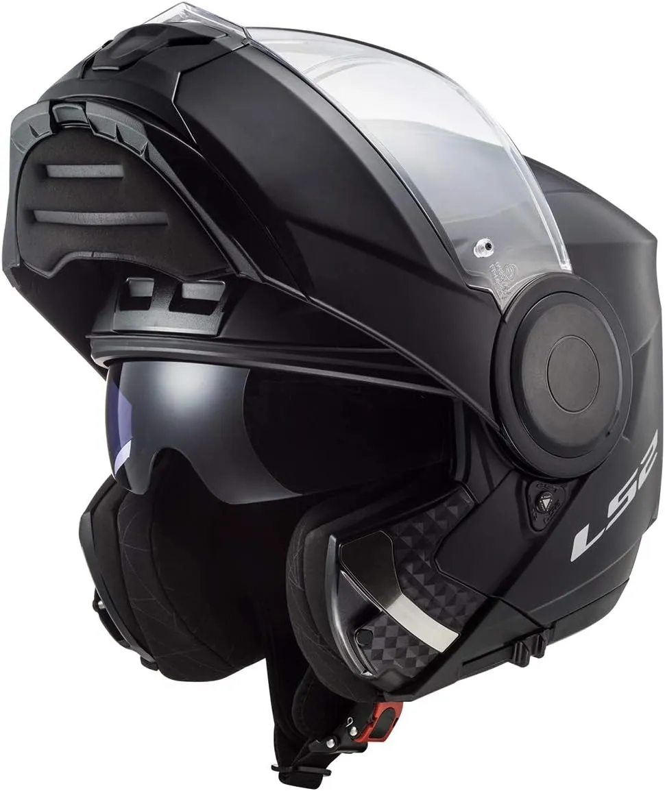 LS2 Helmets Horizon Modular Helmet W/SunShield (Matte Black - X-Small)
