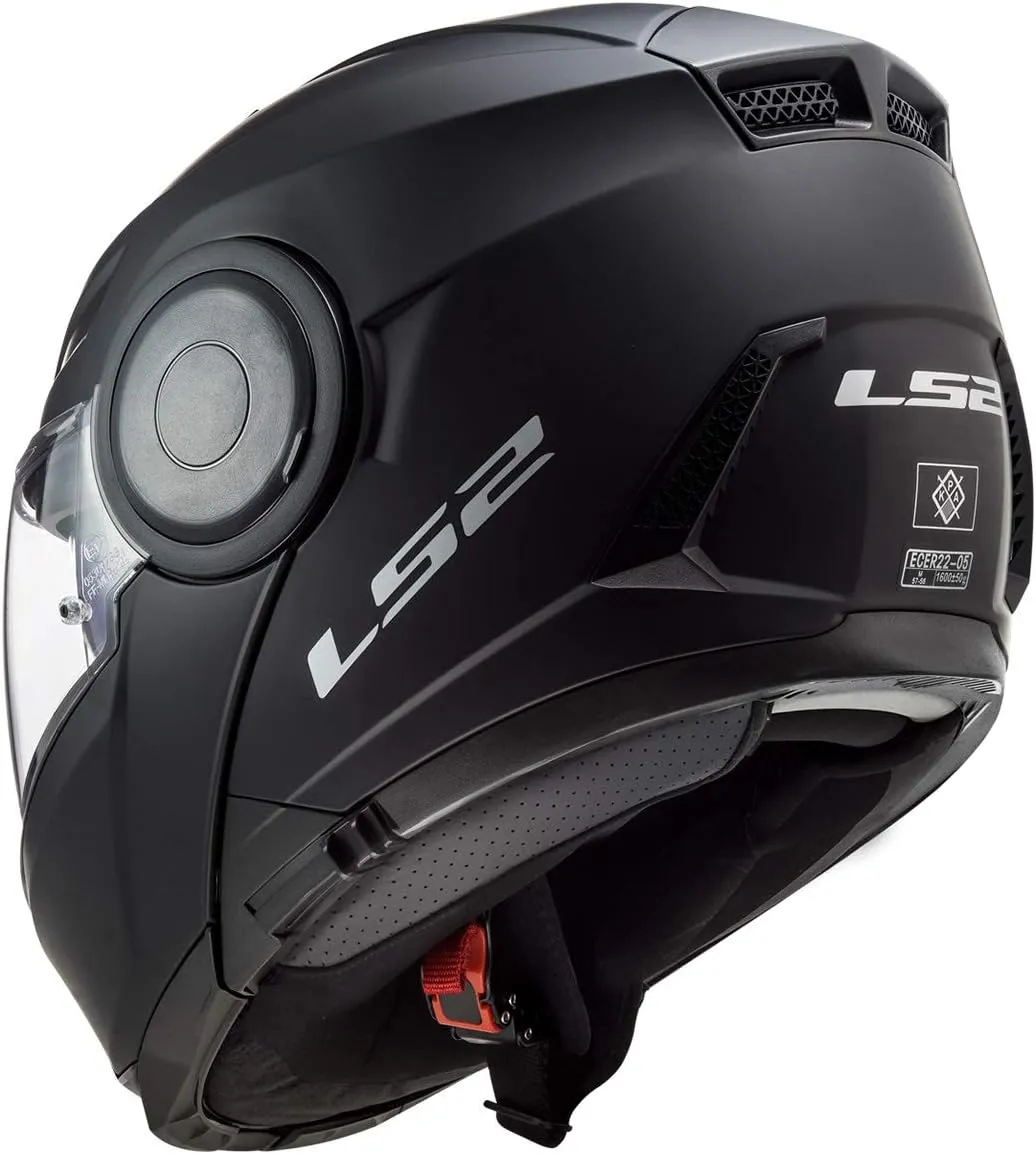 LS2 Helmets Horizon Modular Helmet W/SunShield (Matte Black - X-Small)