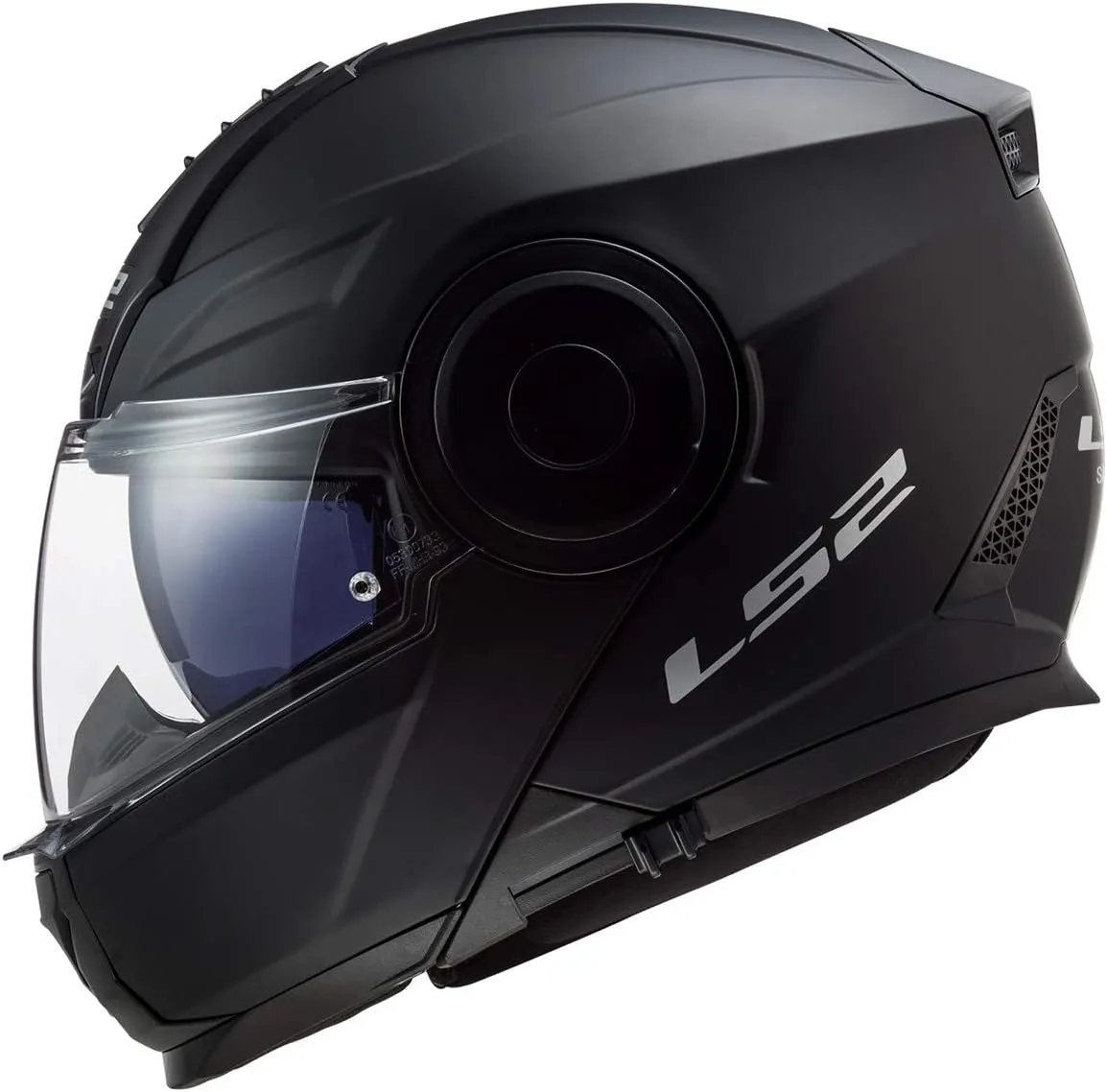 LS2 Helmets Horizon Modular Helmet W/SunShield (Matte Black - X-Small)