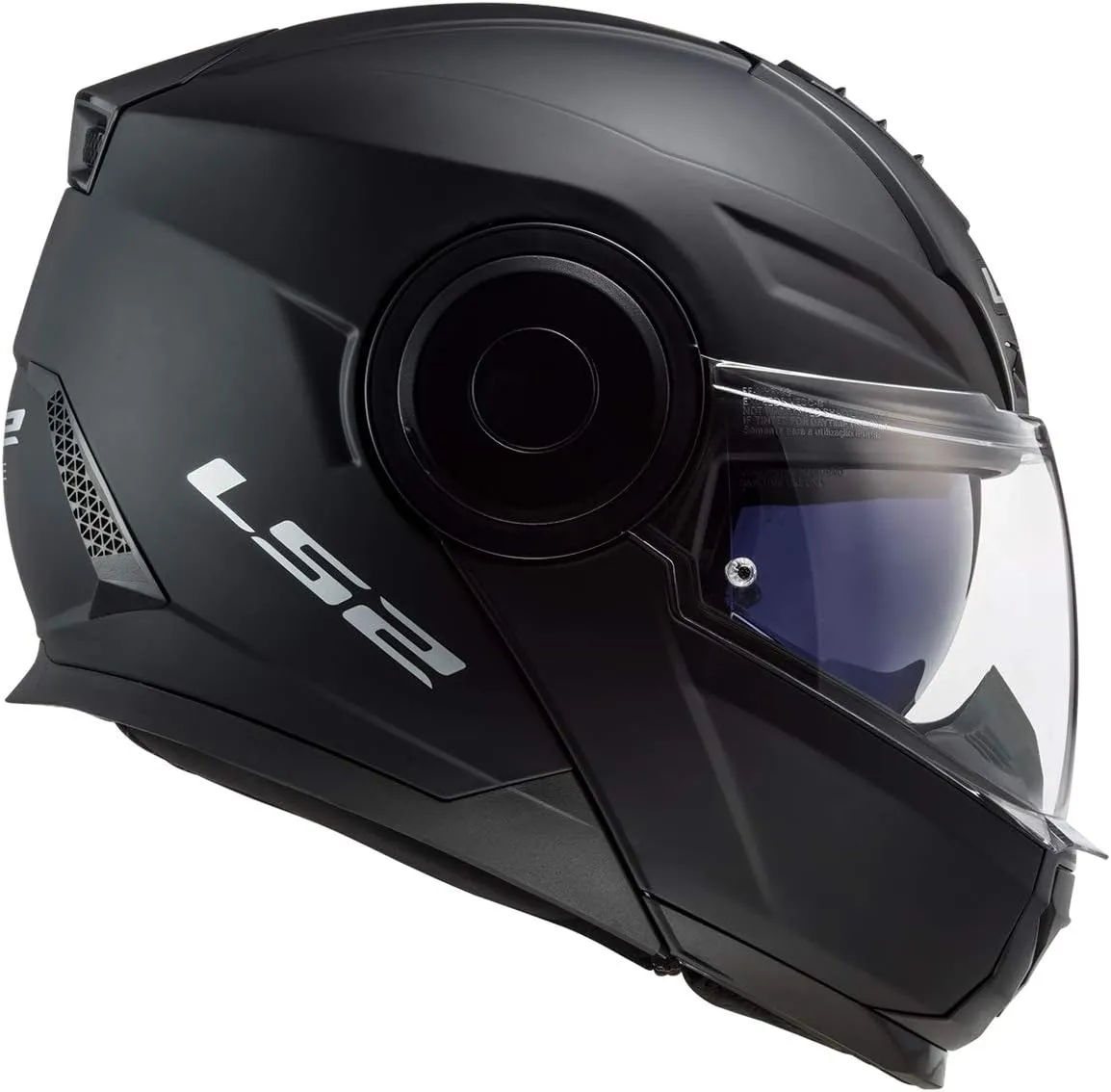 LS2 Helmets Horizon Modular Helmet W/SunShield (Matte Black - X-Small)
