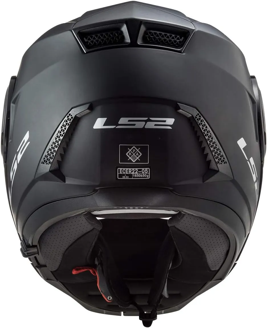 LS2 Helmets Horizon Modular Helmet W/SunShield (Matte Black - X-Small)