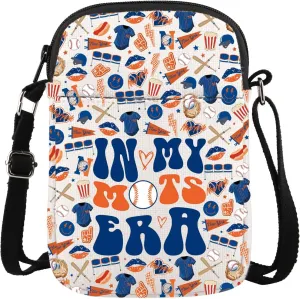 Lywjyb Birdgot Baseball Themed Crossbody Bag Baseball Game Day NY Fans Merch